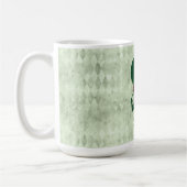 Mug LETTRE Hiver Florale Illustrée S Personnalisée (Gauche)