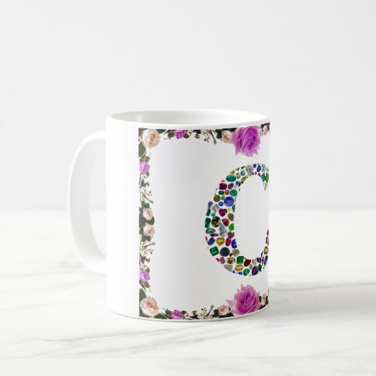 Mug Lettre initiale C (Devant gauche)