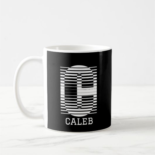 MUG LETTRE INITIALE C - NOM D'ALPHABET C (Gauche)