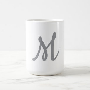 MUG LETTRE INITIALE GRECQUE CHIC MOYENNE