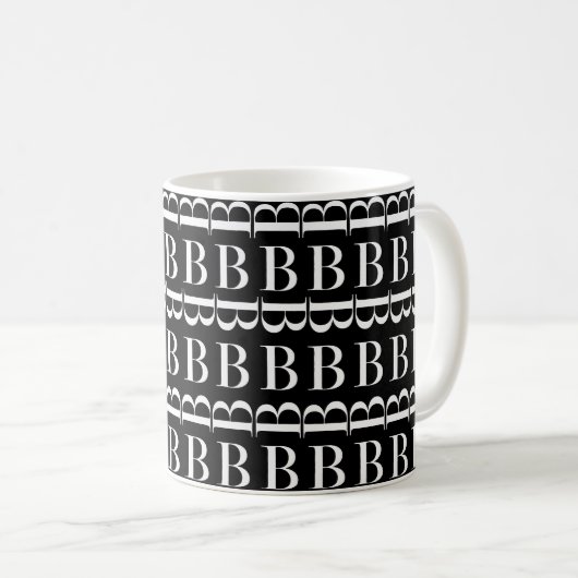 MUG LETTRE INITIALE MONOGRAPHIQUE B (Devant droit)