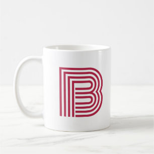 MUG LETTRE INITIALE MONOGRAPHIQUE CONTINUE