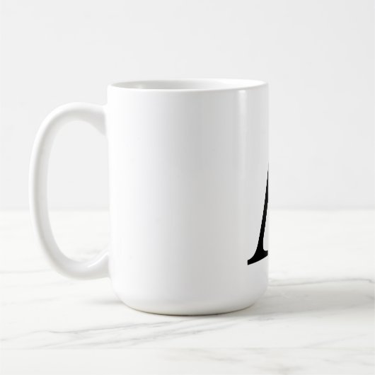MUG LETTRE INITIALE MONOGRAPHIQUE CONTINUE (Gauche)