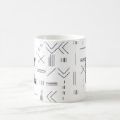 Mug LETTRE INITIALE NEUVE BLANCHE MONOGRAPHIQUE Géomét (Centre)