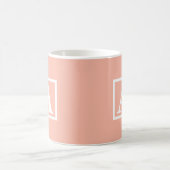 Mug Lettre initiale Peach & White (Centre)