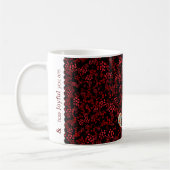 Mug Lettre J rouge et liberté bordeaux (Gauche)