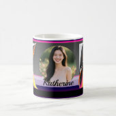 Mug Lettre K fluide abstraite néon plume (Centre)