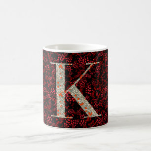 Mug Lettre K rouge et liberté bordeaux