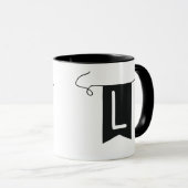 Mug lettre "L"  (Devant droit)