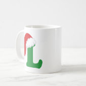 Mug Lettre L alphabet de Noël (Devant gauche)