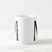 Mug Lettre M avec des fleurs (Centre)