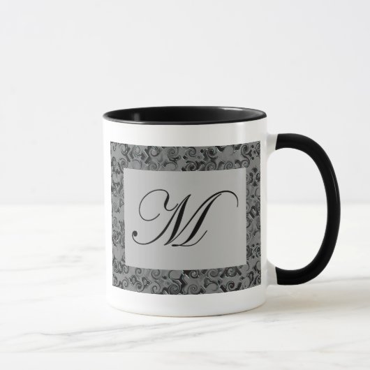 Mug Lettre M de monogramme (Droite)