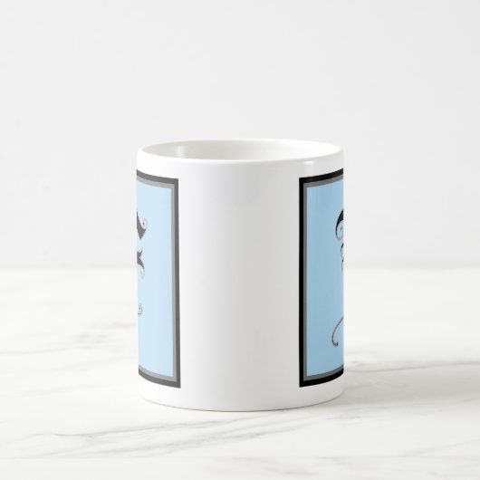 Mug LETTRE MAJUSCULE Calligraphique F (Centre)
