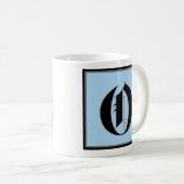 Mug Lettre majuscule calligraphique O (Devant droit)