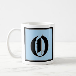 Mug Lettre majuscule calligraphique O
