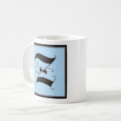 Mug LETTRE MAJUSCULE Calligraphique Z (Devant gauche)