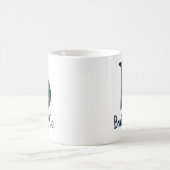 Mug Lettre minuscule b initiale avec nom de famille (Centre)
