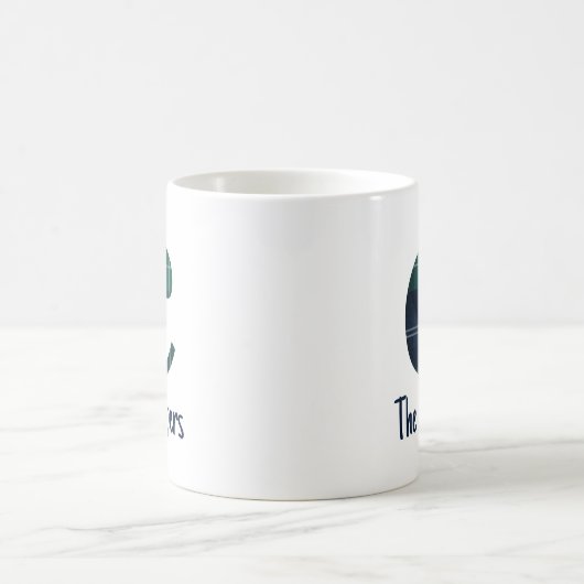 Mug Lettre minuscule d'impression plaid c initiale et (Centre)