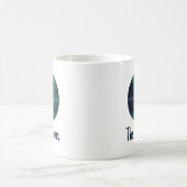 Mug Lettre minuscule d'impression plaid o initiale et  (Centre)