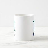 Mug Lettre minuscule d'impression plaid u initiale et  (Centre)