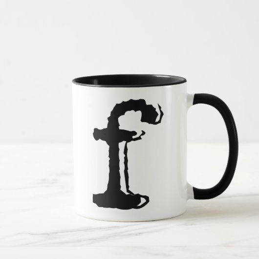 Mug lettre minuscule f (Droite)