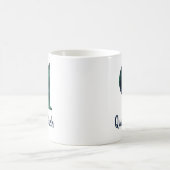 Mug Lettre minuscule q initiale et nom en impression c (Centre)