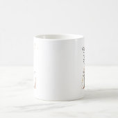 Mug Lettre moderne initiale L Boho personnalisée (Centre)