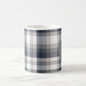 Mug Lettre Monogramme crème et gris (Centre)