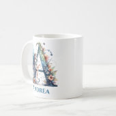 Mug Lettre monogramme de fée A (Devant gauche)