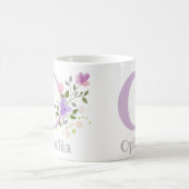 Mug Lettre monogramme O et prénom (Centre)
