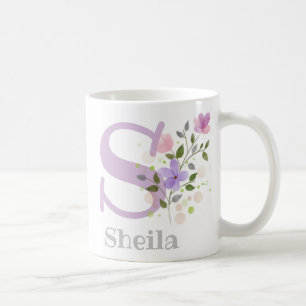 Mug Lettre monogramme S et prénom