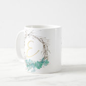 Mug Lettre monographie E en couronne (Devant gauche)