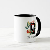 Mug LETTRE MONOGRAPHIQUE B DES FEMMES DE Noël (Devant droit)