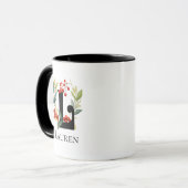 Mug LETTRE MONOGRAPHIQUE DE FER DE Noël L (Devant gauche)