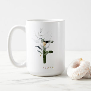Mug LETTRE MONOGRAPHIQUE DE FLIAGE Tropical "F" Person