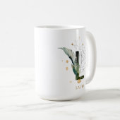 Mug LETTRE MONOGRAPHIQUE DE FLIAGE Tropical "L" Person (Devant droit)