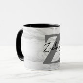 MUG LETTRE MONOGRAPHIQUE MOBILE ET CLASSIQUE Z (Devant gauche)