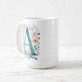 MUG LETTRE MOYENNE A (Devant gauche)