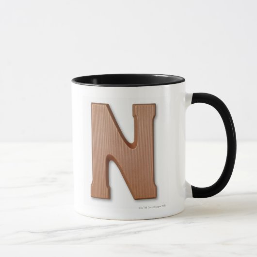 Mug Lettre n de chocolat (Droite)