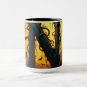Mug Lettre N Halloween Simple Larme (Centre)