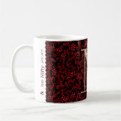 Mug Lettre N rouge et liberté bordeaux (Gauche)