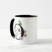 Mug LETTRE O MONOGRAPHIQUE BROUILLON D'Aquarelle Flora (Devant gauche)