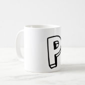 Mug Lettre P (Devant gauche)