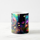 Mug Lettre P florale brillante (Centre)
