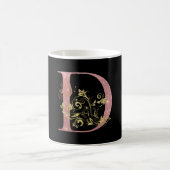 Mug Lettre Parties scintillant rose D (Centre)