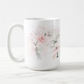 Mug LETTRE PHOTOGRAPHIQUE PLEINE Rose BLANCHE Délicate (Gauche)