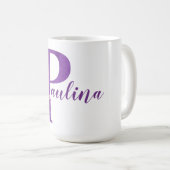 MUG LETTRE PHOTOGRAPHIQUE POPULAIRE P (Devant droit)