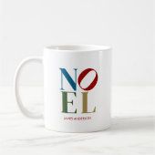 Mug LETTRE Pop NOEL Vacances inspirées par l'art (Gauche)