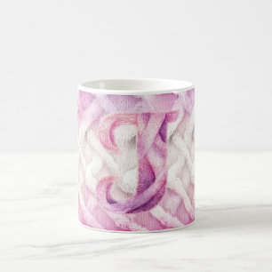 MUG LETTRE POPULAIRE ROSE CHAUD