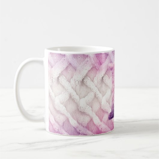MUG LETTRE POPULAIRE ROSE CHAUD POPULAIRE B (Gauche)